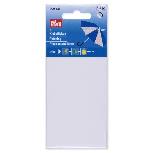 Prym Klebeflicken Nylon, 2 Stück, 6,5 x 14 cm, wollweiß 929536